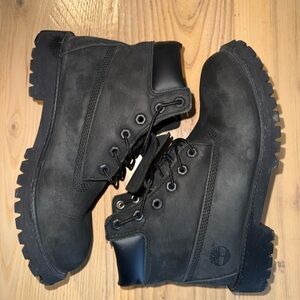 Timberland Black Nubuck Boots